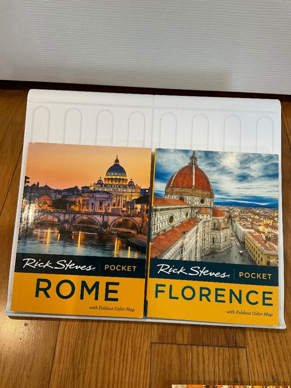 Set of 2 Rick Steves Pocket Rome and Pocket Florence Travel Books